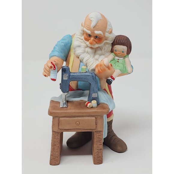 Vintage 1988‎ Hallmark The Toymaker Stitched With Love Figurine 3rd In Series - Picture 2 of 11